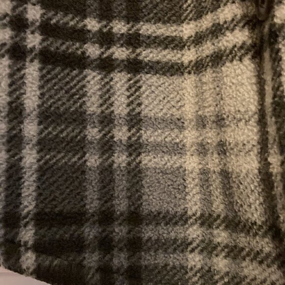 Ocean Current Light Plaid Fleece Jacket with Hood Size M - Picture 6 of 9